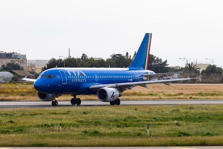 ITA Airways Airbus on runway