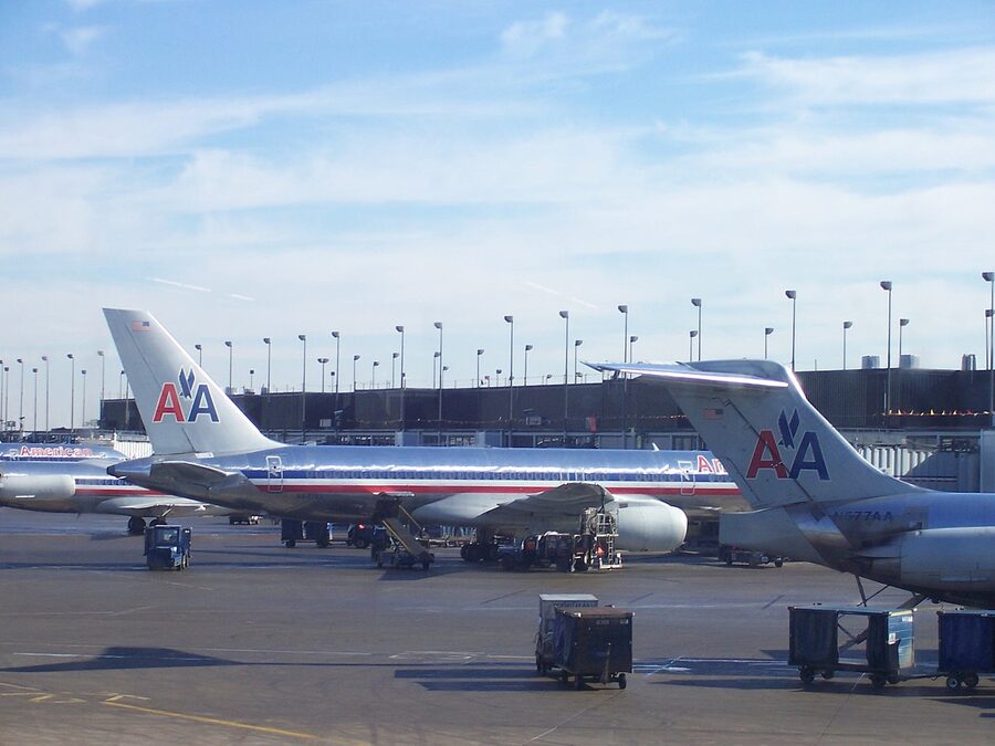 American Airlines Terminal 3 K concourse at Chicago OHare International Airport